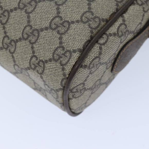 GUCCI GG Supreme Web Sherry Line Shoulder Bag PVC Beige Red 4023 001 Auth ep3849 - Picture 12 of 16